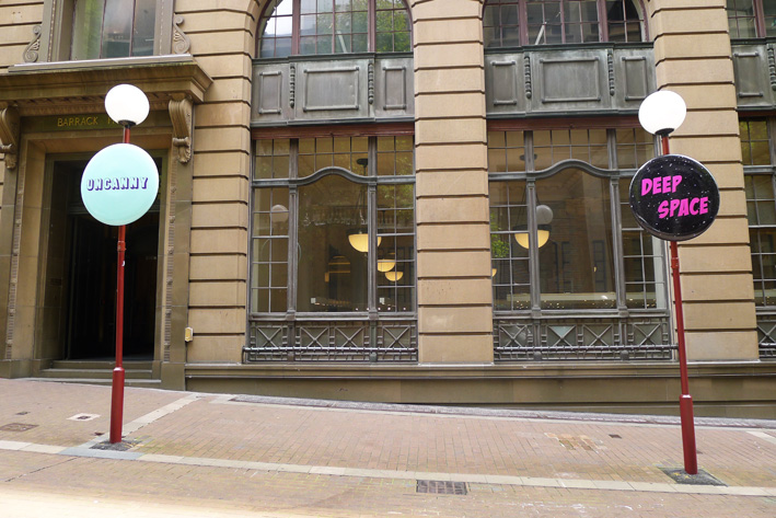 Caroline Rothwell's "Watling's Tree" - part one of six, view from Kent Street